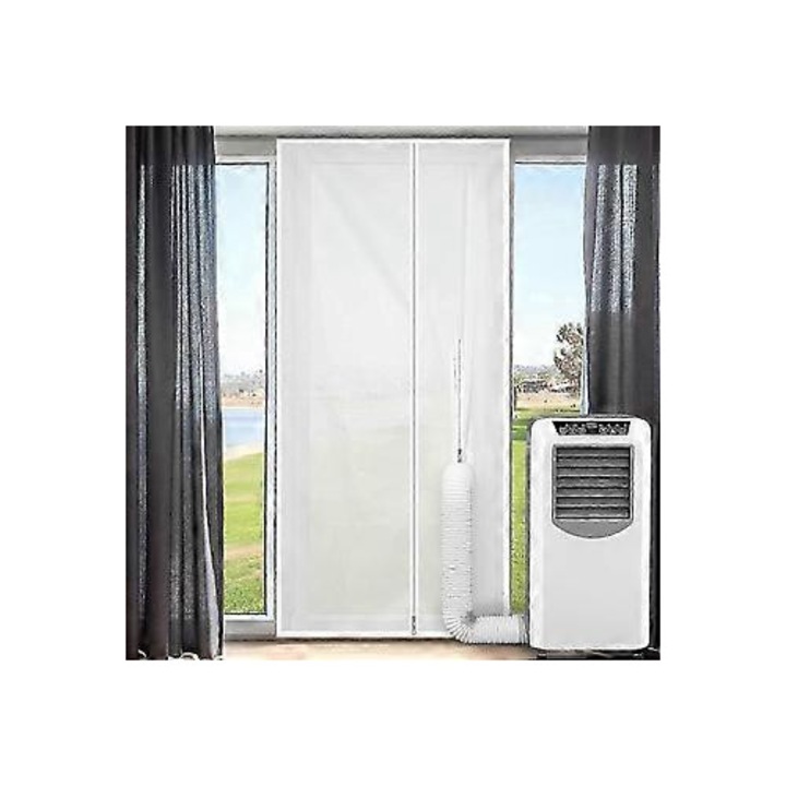 Légkondicionáló ajtótömítés 90x210cm, vízálló, újrafelhasználható, rovarvédelem