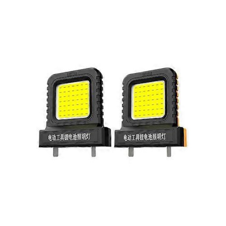 2 db LED Projektor Készlet 102W, 6000K, hideg fehér, 10x10cm, IP68, offroad