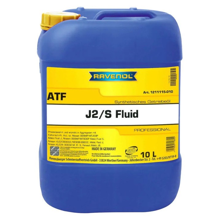 Ravenol ATF Type J2 10L prémium szintetikus sebességváltó olaj