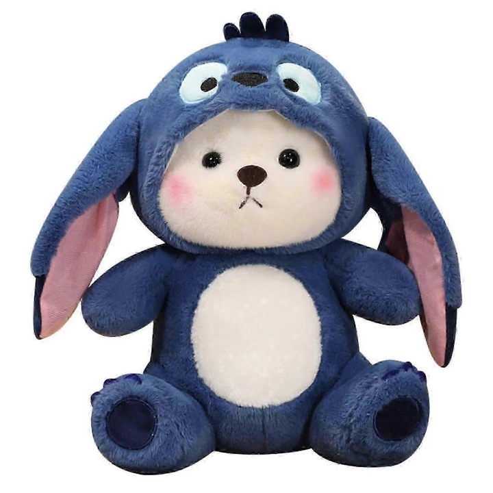 Ursulet de plus, 45cm, albastru