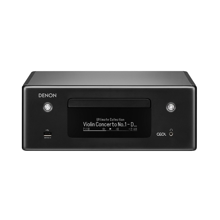 Sistem audio Denon Ceol N10, CD, wireless, negru