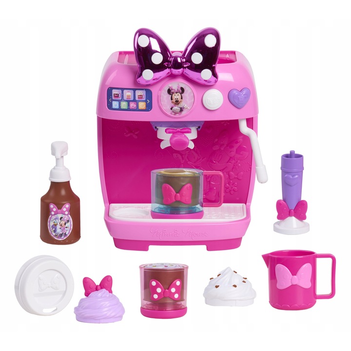 Jucarie aparat cafea Just Play Minnie Mouse roz 3xAAA 3ani+