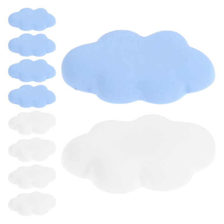 Set 12 magneti frigider nori, multicolor, 2.5x2.2x0.6cm