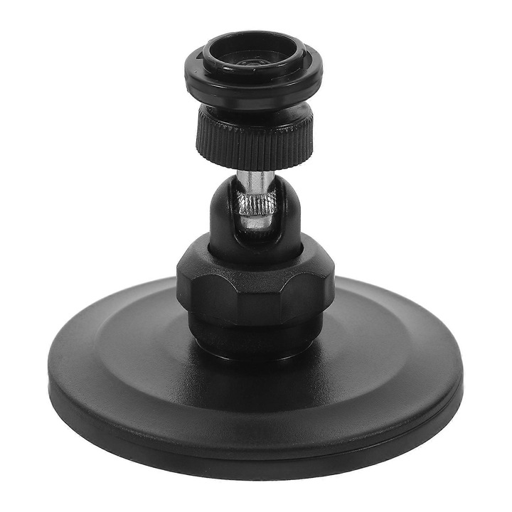 Suport magnetic perete camera supraveghere plastic negru 7x6.4x2cm set