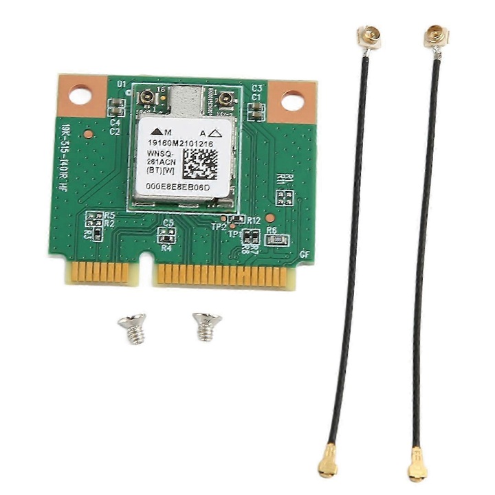 WiFi платка двубандова 2.4GHz 5GHz 1200Mbps BT4.1 мини PCIe компактна