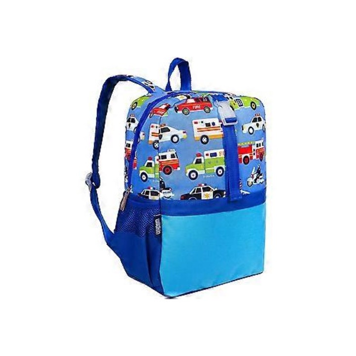 Unisex hátizsák szett 28x13x44cm, uzsonnás táska 19x8x25cm, tolltartó 22x4.5x11cm, poliészter, többszínű