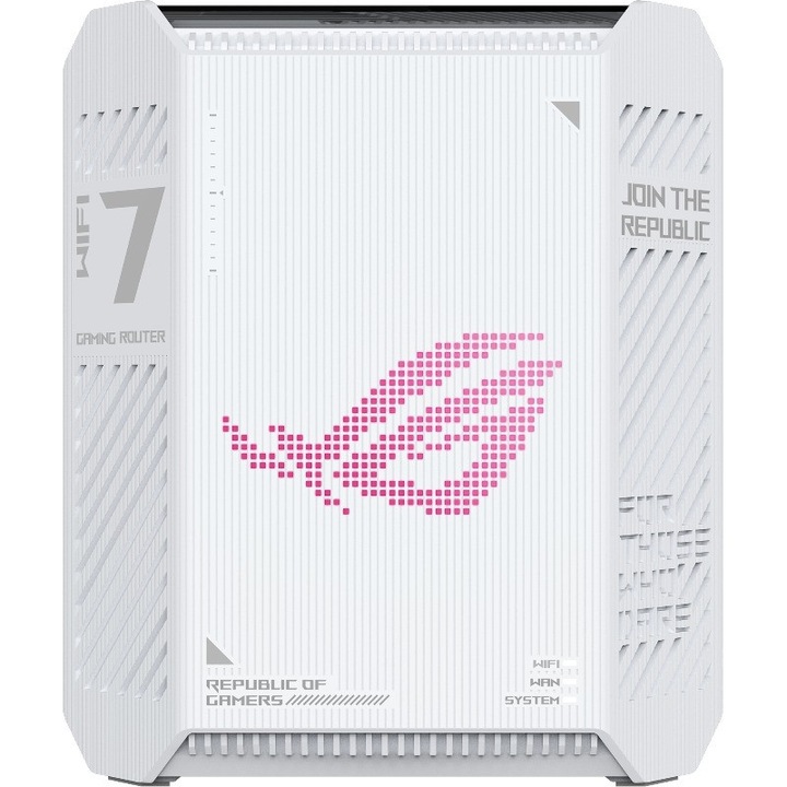 ASUS 2.5Gigabit ROG Strix GS-BE7200 Fehér Kétsávos WiFi 7 vezeték nélküli router