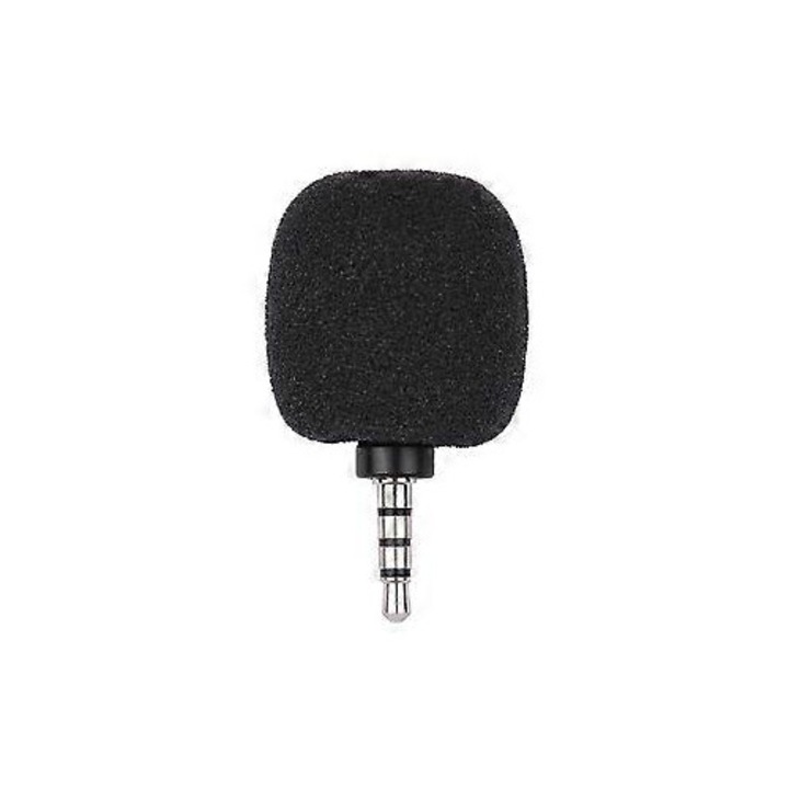 Mikrofon mini körsugárzó fekete 6x5mm szett