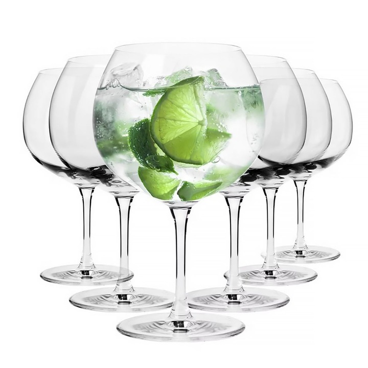 KROSNO Divine Set 6 Pahare pentru Gin&Tonic, 790 ml