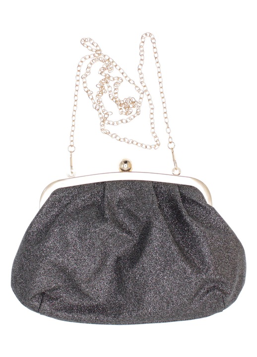 Női clutch táska, szintetikus anyagból, ButicCochet, 23x17x8 cm, Szürke - GND1122