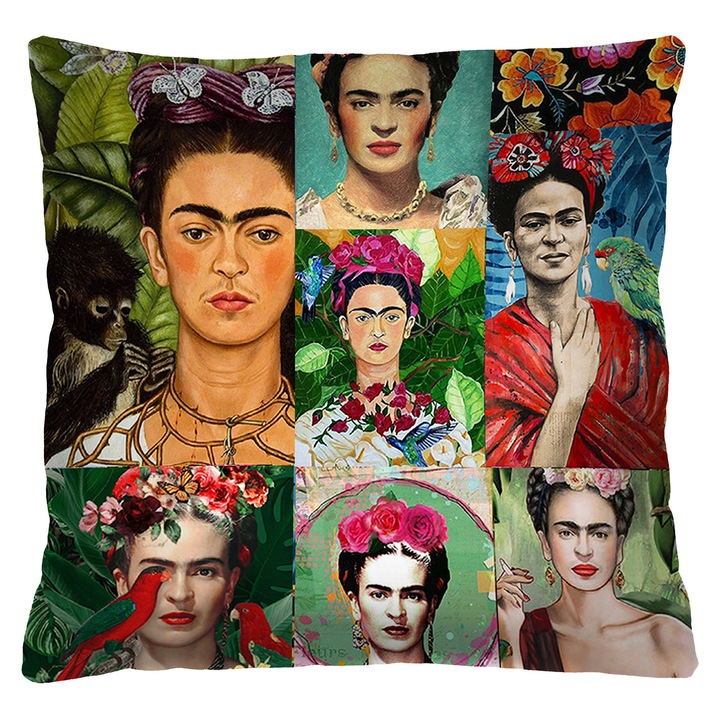 Bertoni Modern Frida fekete díszpárna 50x50cm