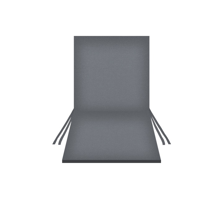 Bertoni TIP vízálló ülőpárna háttámlával 80x40 cm szürke