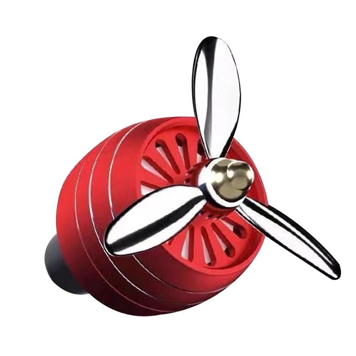 Difuzor aromaterapie auto YANYXR ventilator LED multicolor 6.5x2.5cm