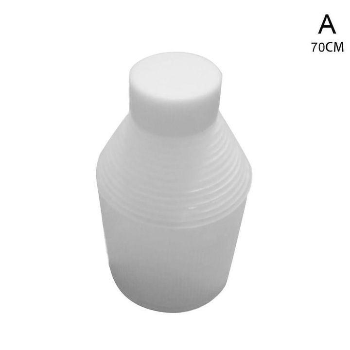 Телескопичен калъф за чадър, прозрачен, 70x80см, водоустойчив PVC