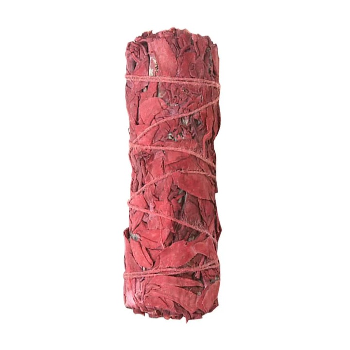 Bat de salvie naturala, curatare, alb, 10cm