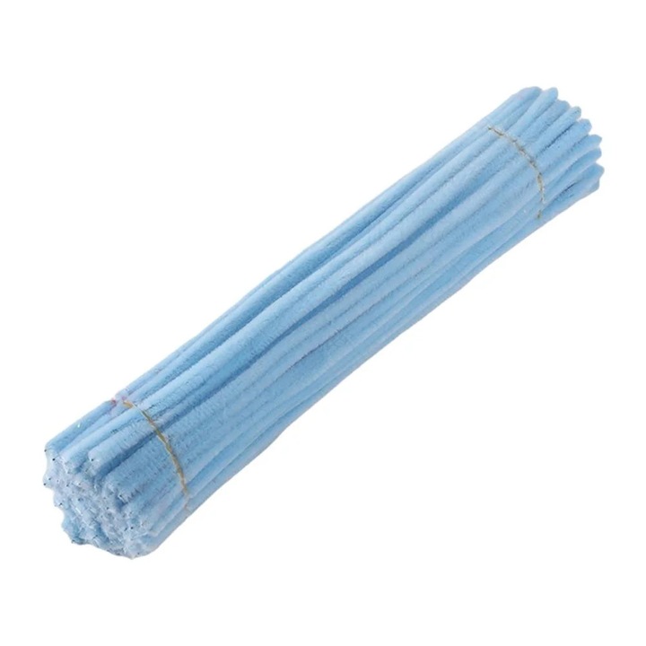 DIY csavart pálcák, 100 db-os készlet, plüss, többszínű, 30cm