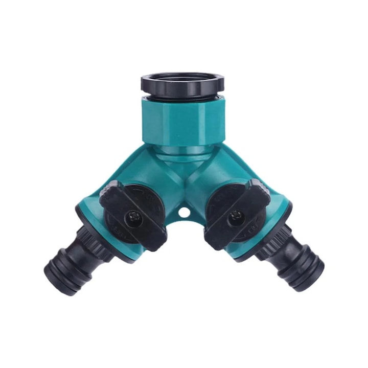 YANYXR öntözőcsatlakozó, csapelosztó, 3/4" 1/2" menet, európai szabvány, kerti tömlőhöz