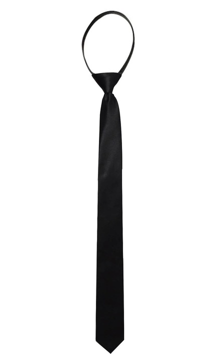 Cravata cu fermoar YANYXR, negru, 48x5cm 48x8cm 38x5cm 36x8cm