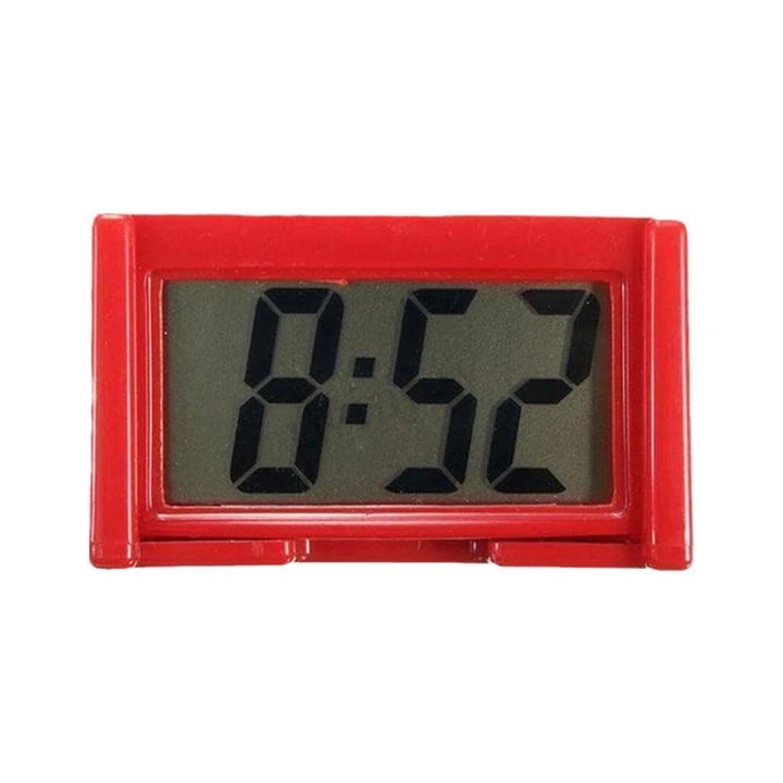 YANYXR digitális óra, hordozható, fekete, piros, kék, 5.5x3x1cm