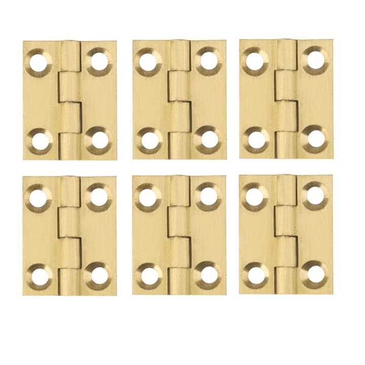 Панти мед YANYXR 2.5x2cm комплект 6 броя винтидж златисти