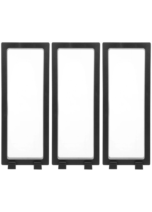 YANYXR ékszerdoboz fekete 23x9x2cm 3 darabos szett