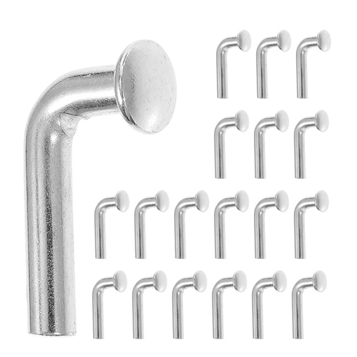Комплект 50 щифта J bolt YANYXR, стомана, сребрист, 3.6x2x0.75cm, 8mm