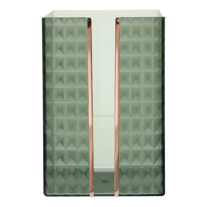 Cutie pentru servetele YANYXR, perete, verde, 12x8.7x18.6cm