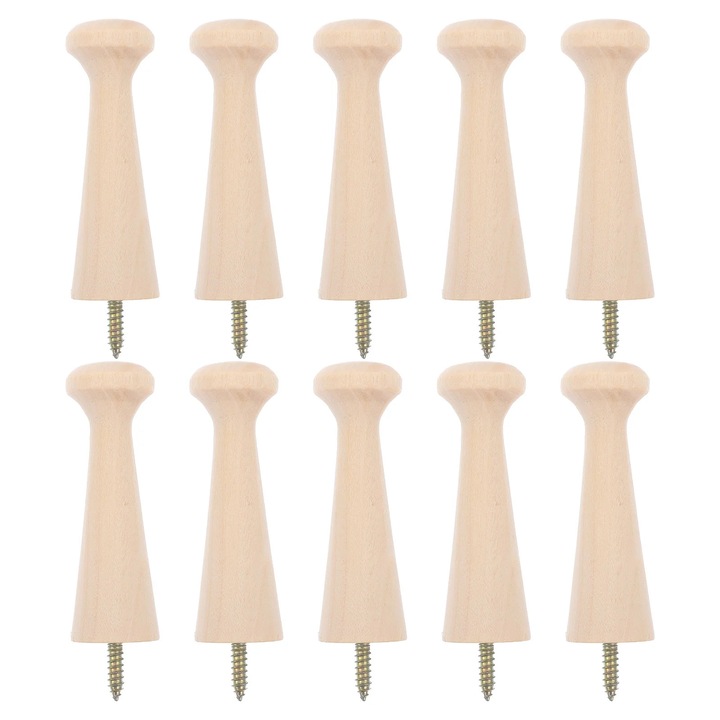 YANYXR khaki 10 db-os fa kanál készlet 7x2x2cm falra szerelhető