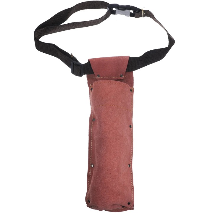 Geanta pentru electrozi sudura YANYXR, piele bovina, rezistenta la taiere si foc, 35.5x12x2cm