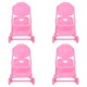 Set 4 piese carucior papusi si mobilier YANYXR roz 15x8.5x8cm