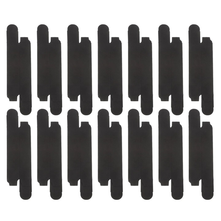 Set 50 cutii ambalaj ruj hartie kraft maro 8.5x2x2cm