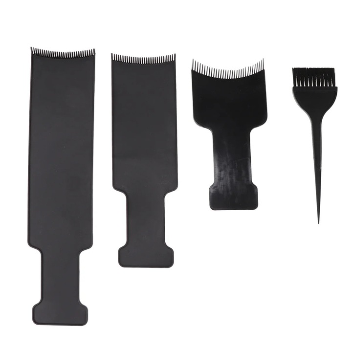 Set accesorii vopsit par YANYXR, plastic, negru, 40x10x3cm