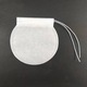 YANYXR 100 db teafilter készlet, fehér papír, 6x6x0.05cm, zsinórral