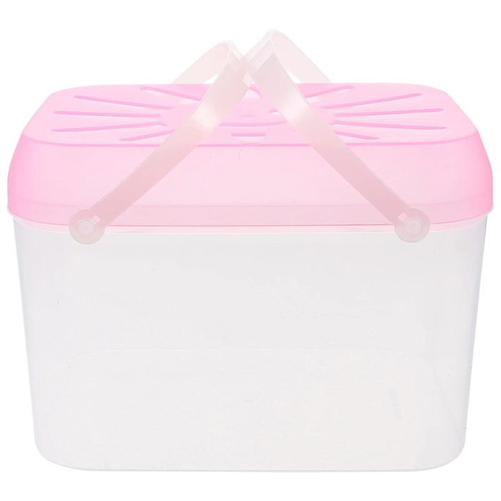 Acvariu portabil YANYXR plastic, colorat aleatoriu, 19x13x12cm