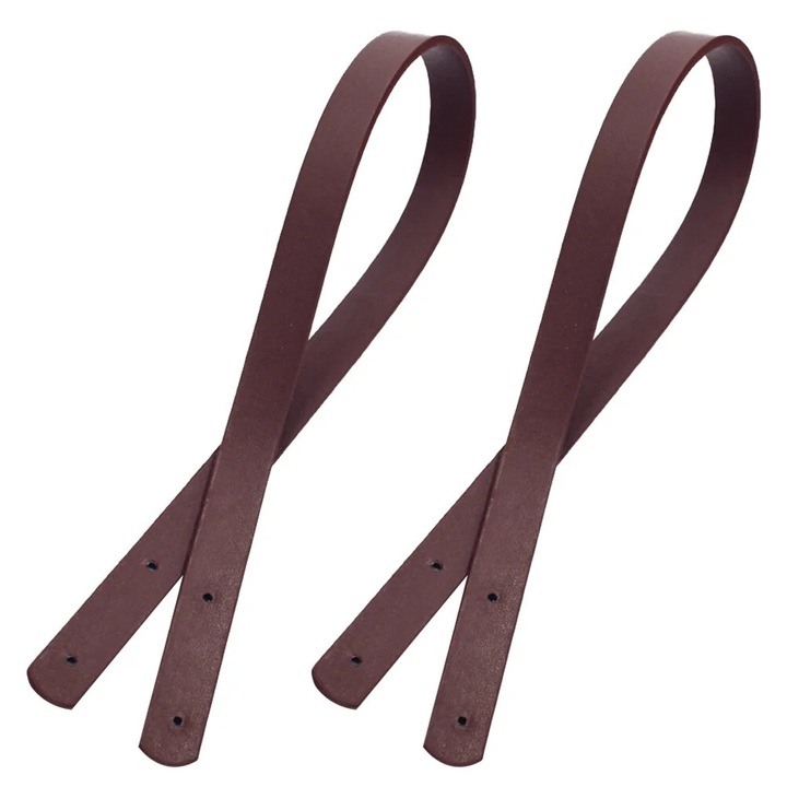 Curea geanta tote YANYXR piele PU cafea deschis 60x1.8x0.35cm