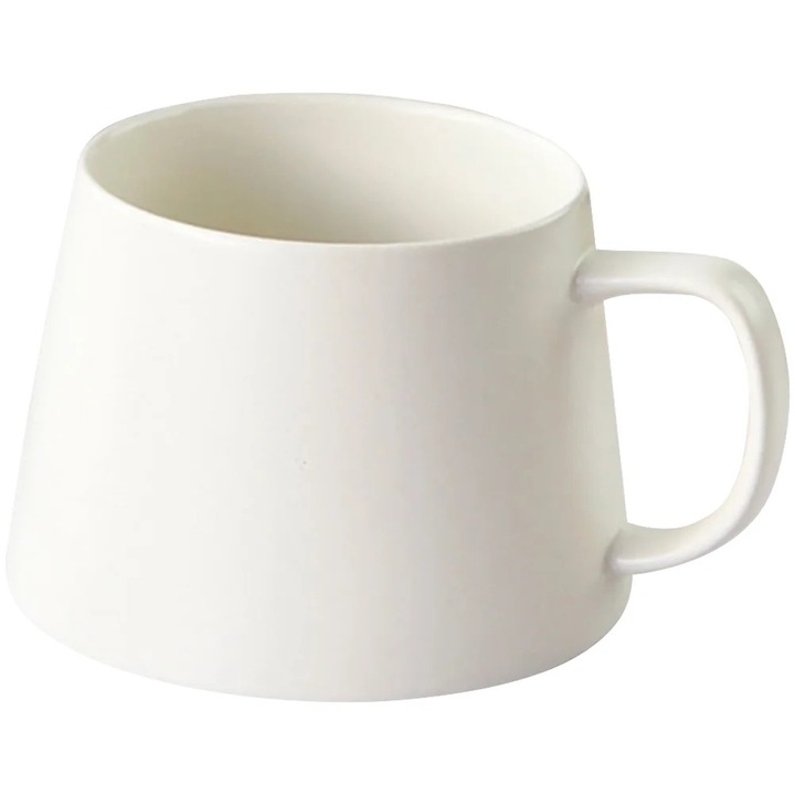 YANYXR fehér kerámia bögre 12x8x6.5cm italokhoz