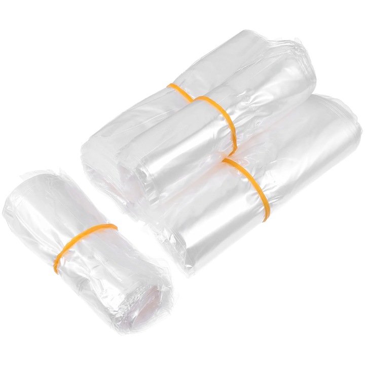Set 400 folii termocontractabile transparente POF 25x11x0.1cm pentru ambalare