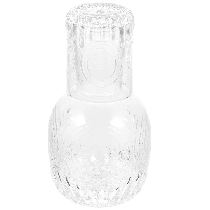 YANYXR teáskanna és bögre szett, átlátszó üveg, 880ml+265ml, 19.5x10x10cm+7x7x9cm