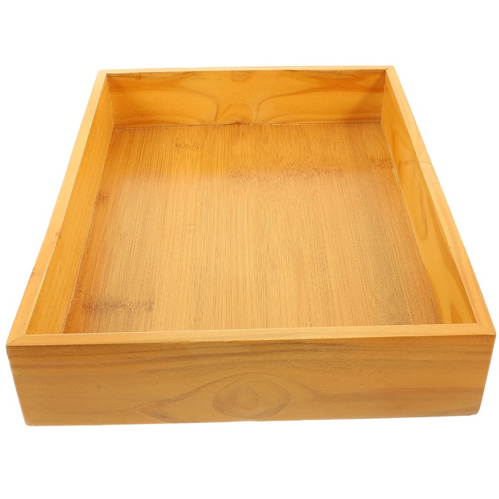 Табла за сервиране YANYXR дърво 33x24x5.8см кафява