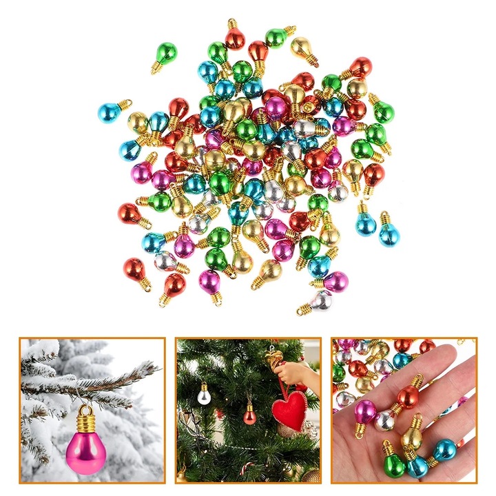 YANYXR 100 darabos műanyag gyöngy készlet, nagy lyukú, többszínű, 2.3x1.1x1.1cm, DIY dekorációkhoz
