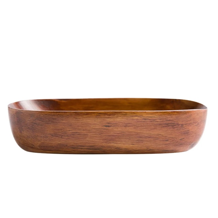 Platou sushi lemn YANYXR barca cafea 17x8x3.5cm