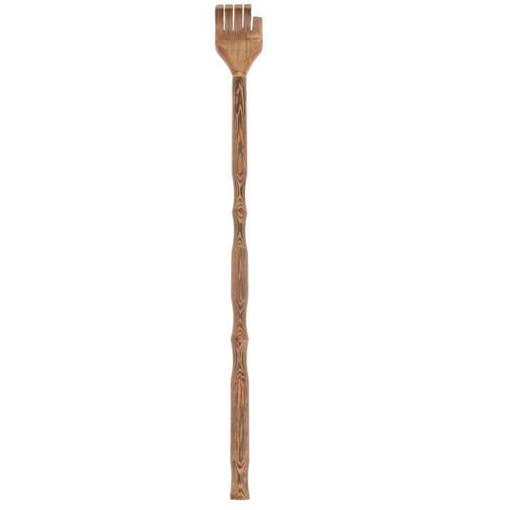 Scarpator de spate YANYXR lemn 47x4x1.5cm maro