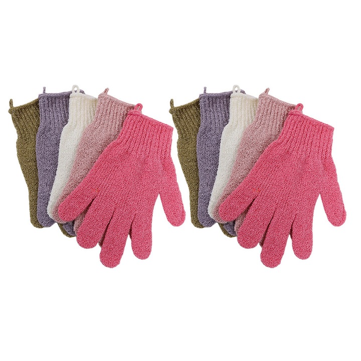 YANYXR 4 db-os többszínű hámlasztó kesztyű szett 19x14x1cm