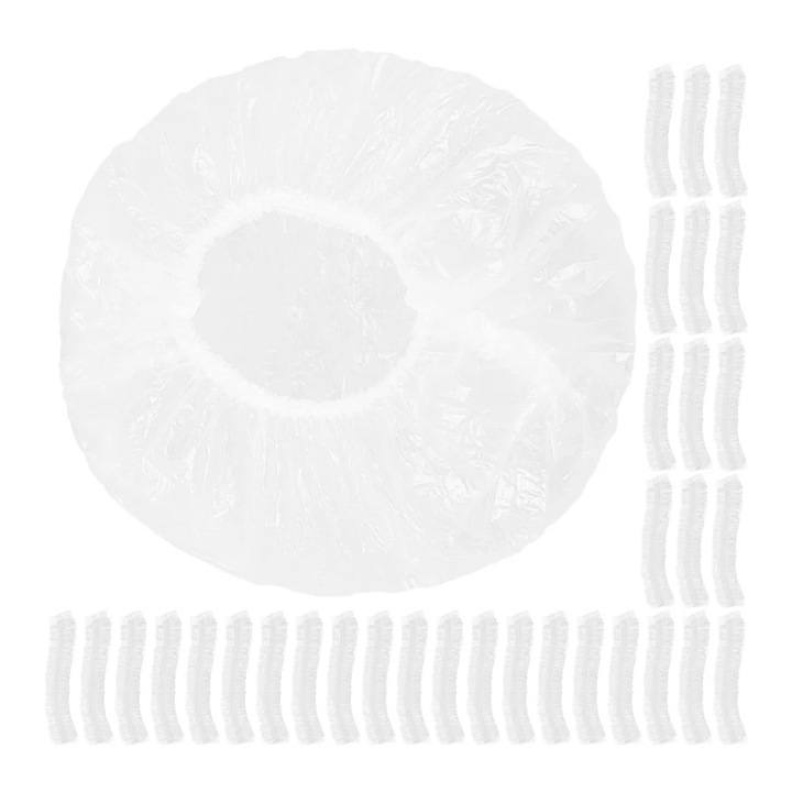 YANYXR átlátszó elasztikus élelmiszer tálfedők 12x2.5x0.5cm, 200 db-os szett