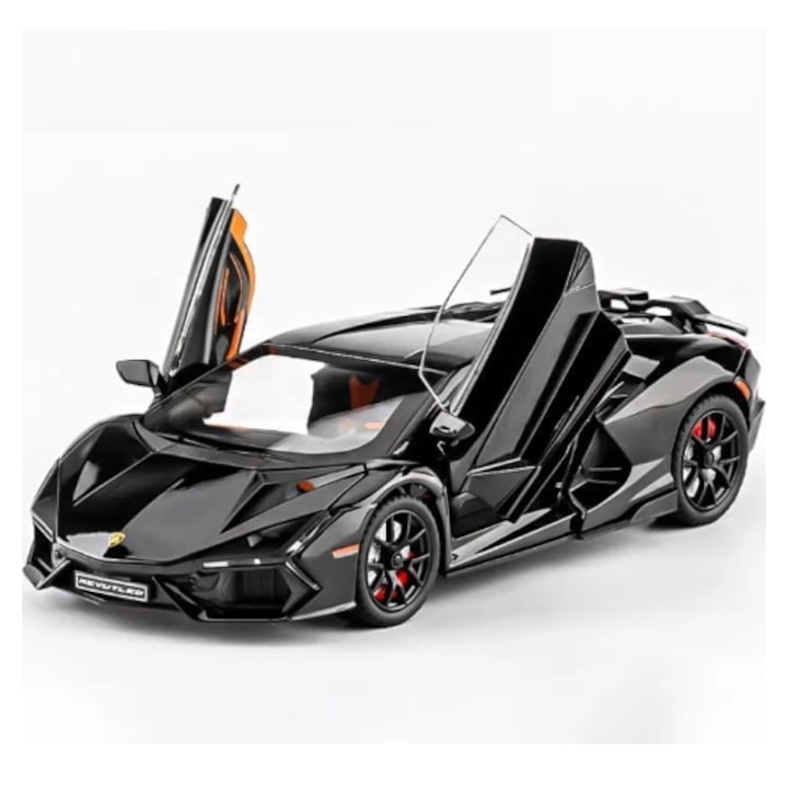 Lamborghini Játékautó 1:24 méretarányú LED fényekkel, hangokkal Ajándék gyerekeknek 3+ év