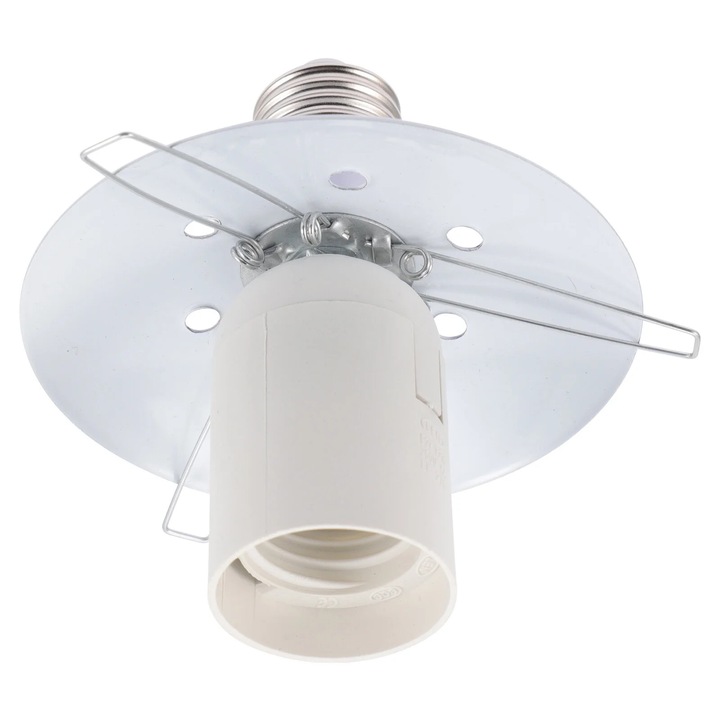 Prelungitor soclu lampa YANYXR E27 alb 11x11x11cm