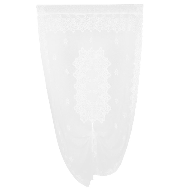 YANYXR fehér csipkefüggöny 200x100x0.1cm