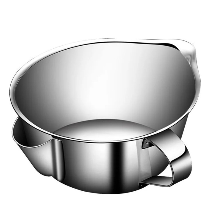 Bol separator ulei si supa YANYXR, inox, 13x10x5.8cm, capacitate mare