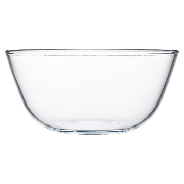 Bol salata YANYXR sticla transparenta 27x12x12cm 4500ml