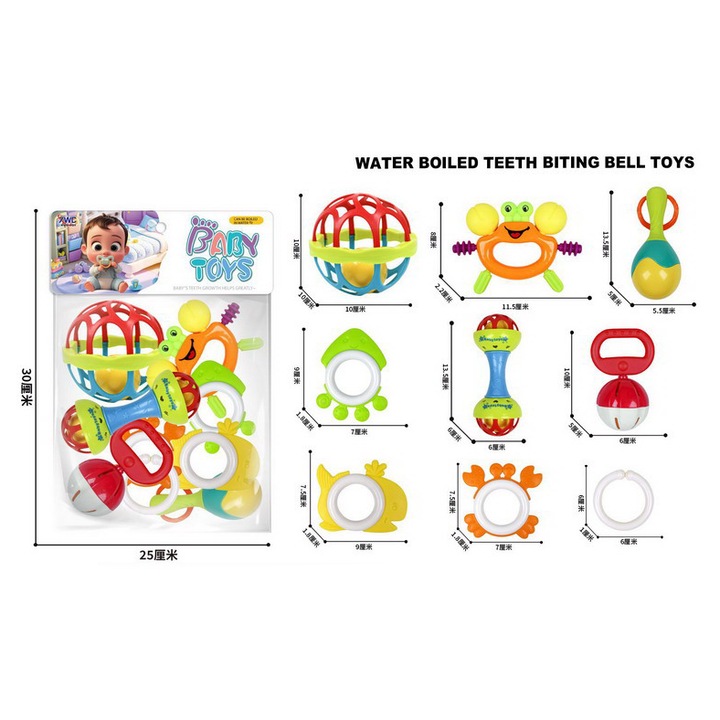 Jucarie Destitie pentru Bebelusi, Material Pufos Sigur, BPA Free, Idee Cadou 0+ Luni